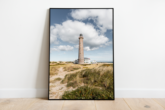 Det Grå Fyr på toppen