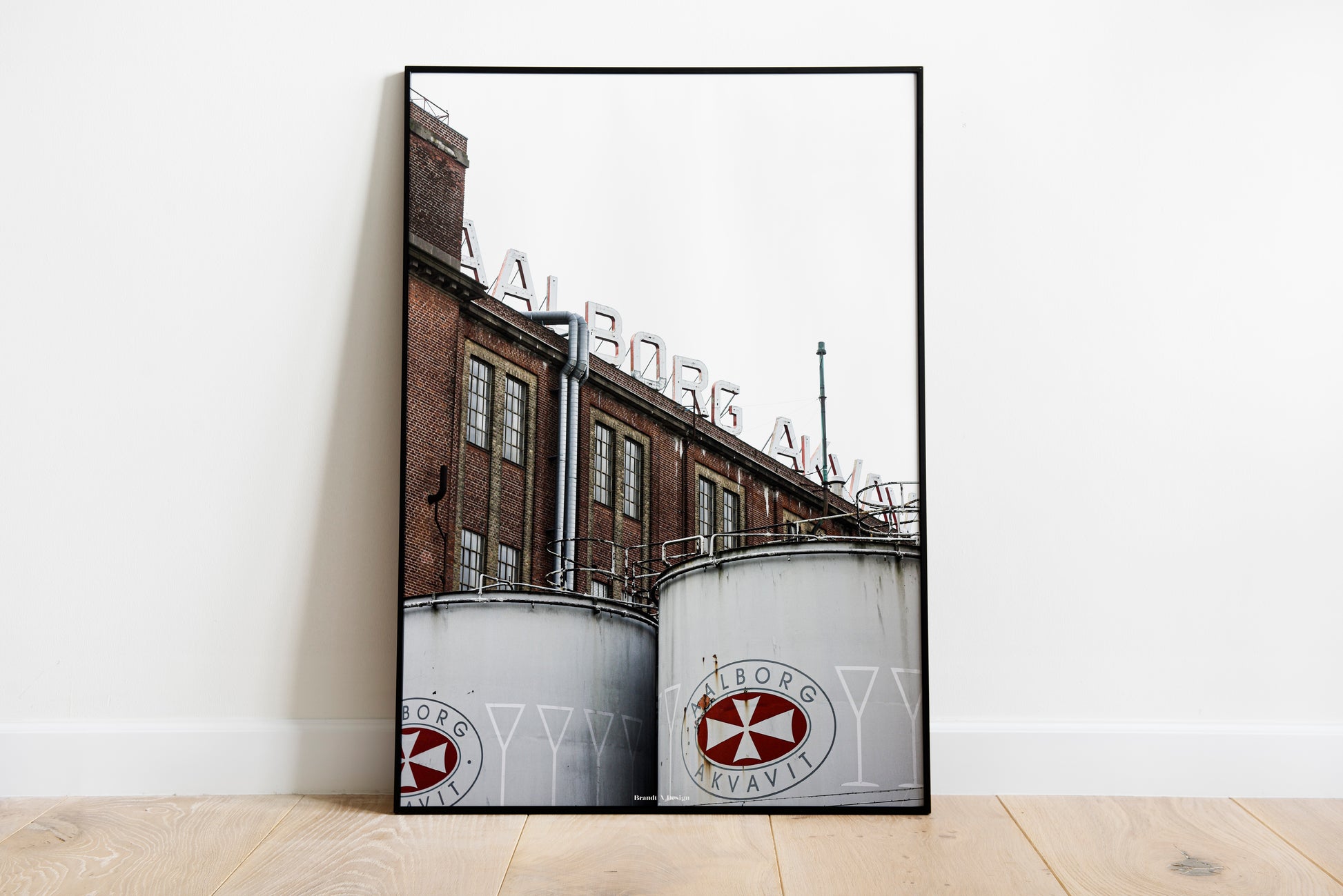 Aalborg plakat | Rød Aalborg | Fra 199 DKK