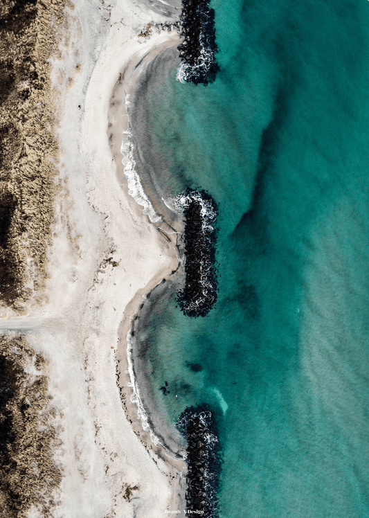 Bølgebrydere ved Skagen